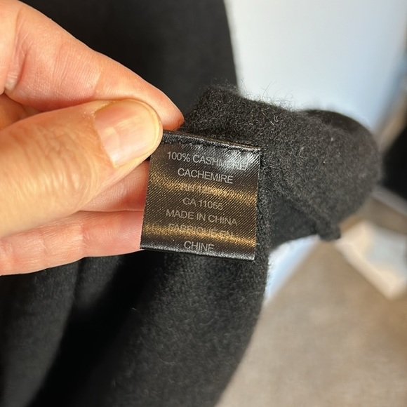 360 Cashmere Lynx Cut Outs Sweater Dress in Black - Picture 6 of 9